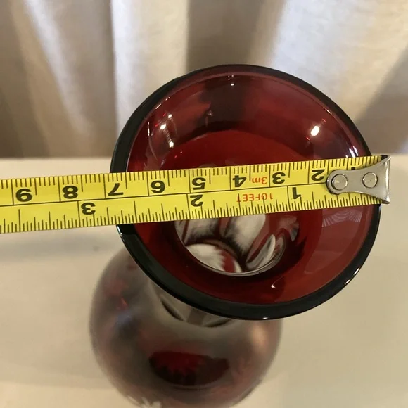 Vintage Bohemian Cut Crystal Decanter - Picture 7 of 9